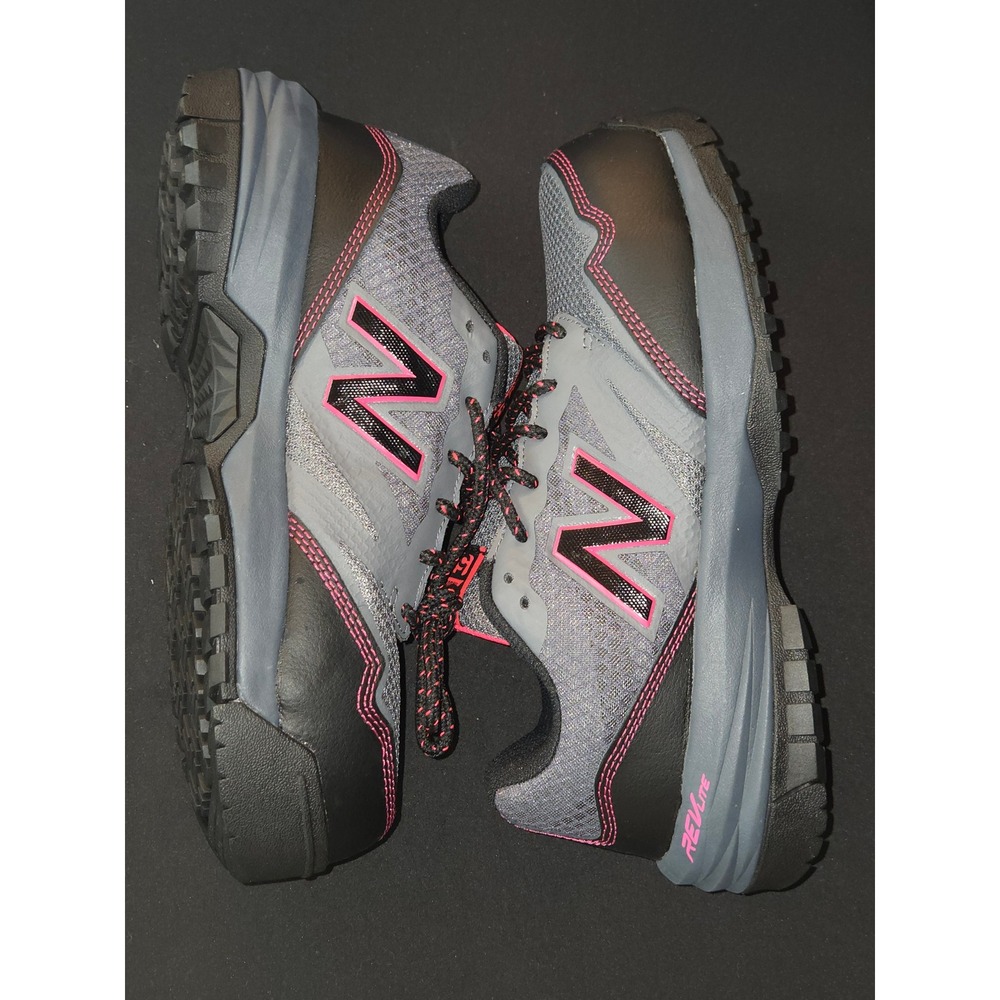 New Balance 589 Industrial Women Sz‎ 9 Grey Pink SR EH Slip Fuel Resistant Shoes